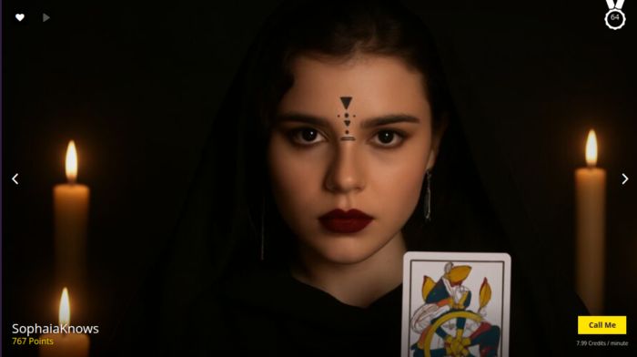 SophaiaKnows Oranum Psychic Astrology Tarot