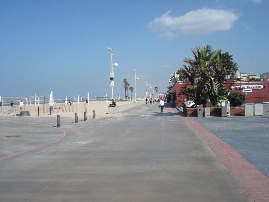 Passeio de bicicleta nas praias da California