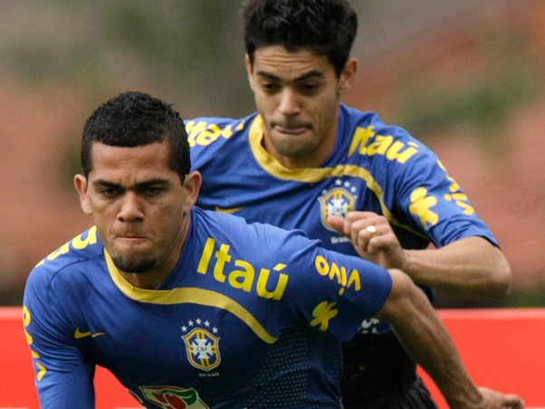 Treino da Sele��o Brasileira