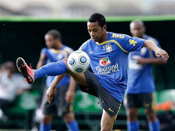 Treino da Sele��o Brasileira