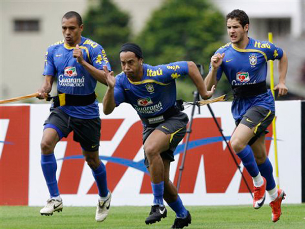 Treino da Sele��o Brasileira