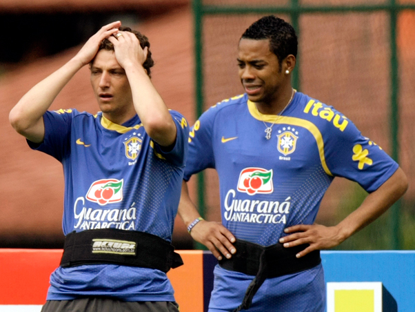 Treino da Sele��o Brasileira