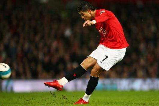 Cristiano Ronaldo e seu chute de 103 km/h