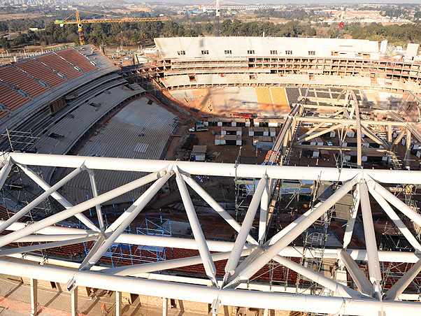 As obras para a copa de 2010