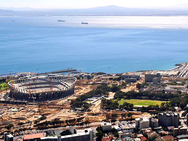 As obras para a copa de 2010