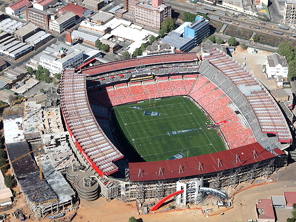As obras para a copa de 2010