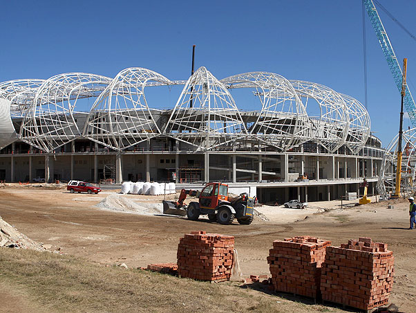 As obras para a copa de 2010