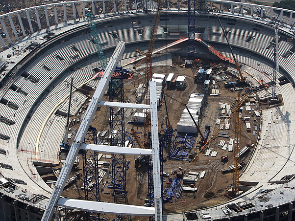 As obras para a copa de 2010