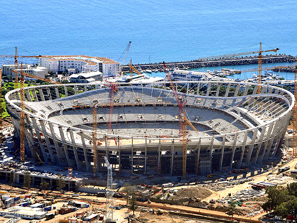 As obras para a copa de 2010
