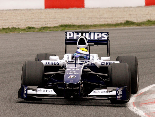 Pilotos da F�rmula 1 testam seus carros