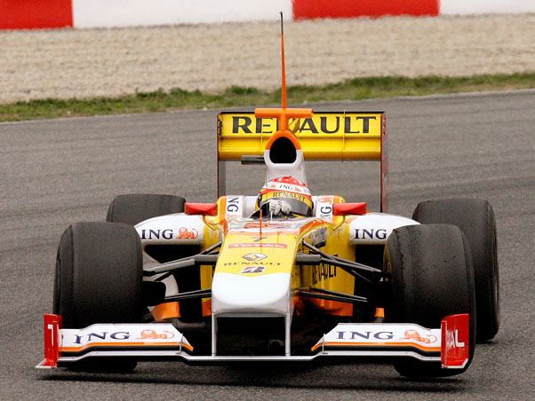 Pilotos da F�rmula 1 testam seus carros