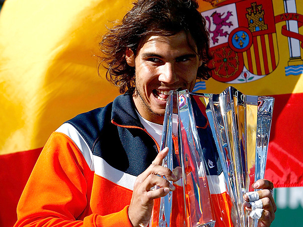 Nadal � bicampe�o em Indian Wells