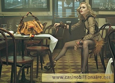 Madonna na campanha da grife Louis Vuitton