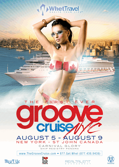 Festa em navio - groove cruise