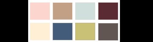 Os temas das cores do inverno 2009