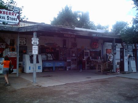 A famosa Route 66 - de Las Vegas para Grand Canyon