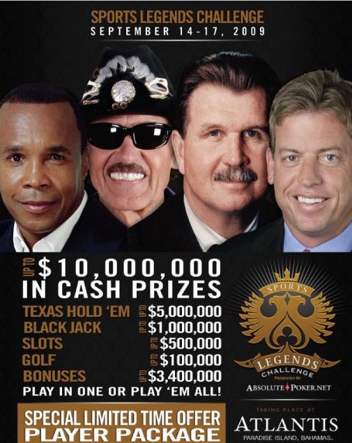 Sports Legends Challenge  no Atlantis Resort Bahamas