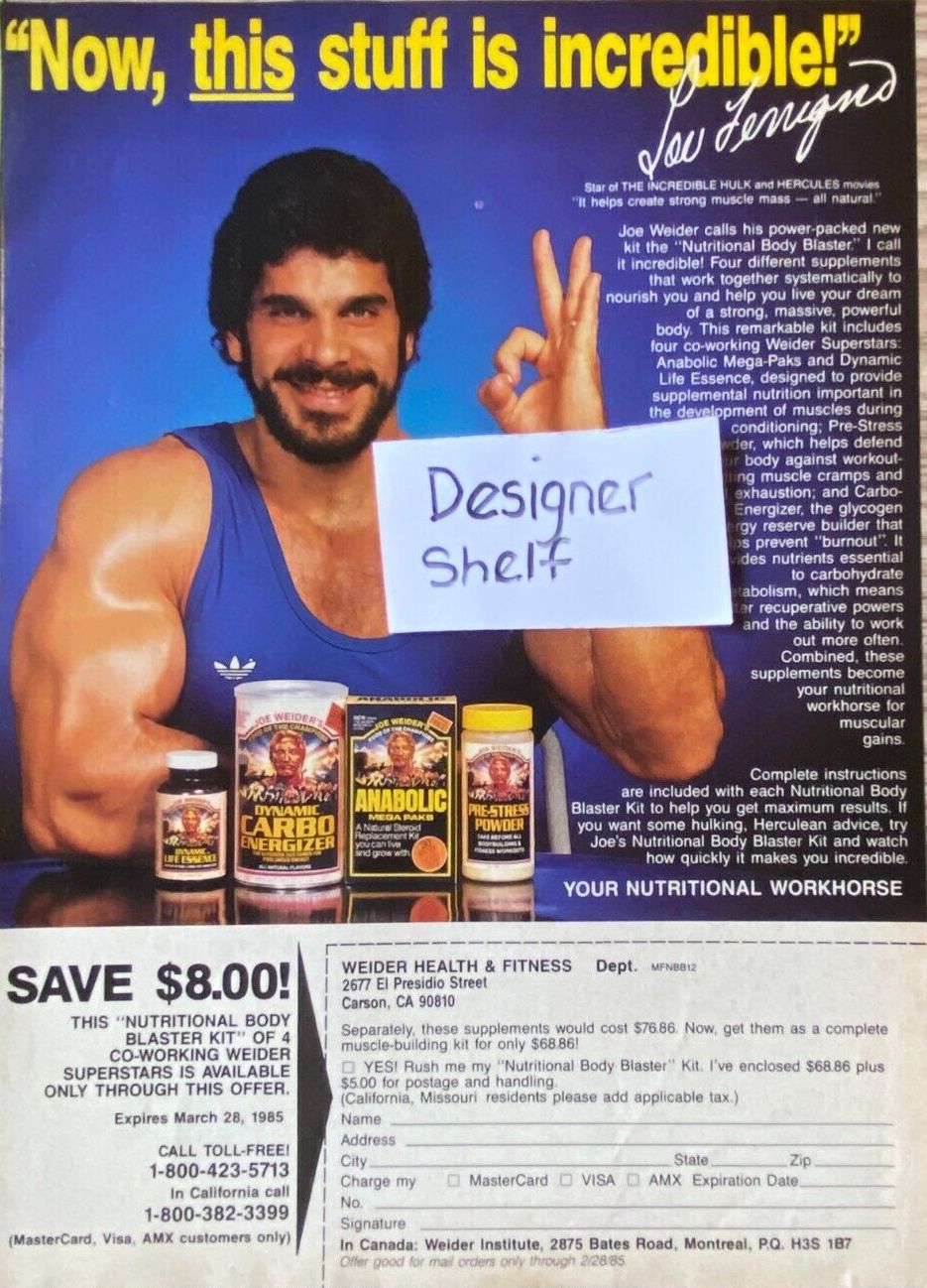 Suplementos Antigos Weider Revista 5