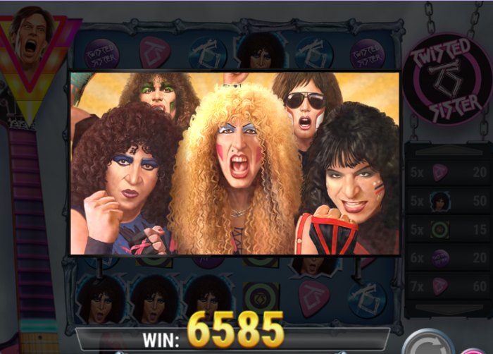Twisted Sister launches slot machine game